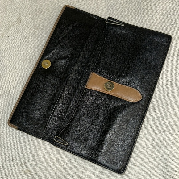 CHRISTIAN DIOR Leather Navy Blue Wallet - Picture 4 of 9